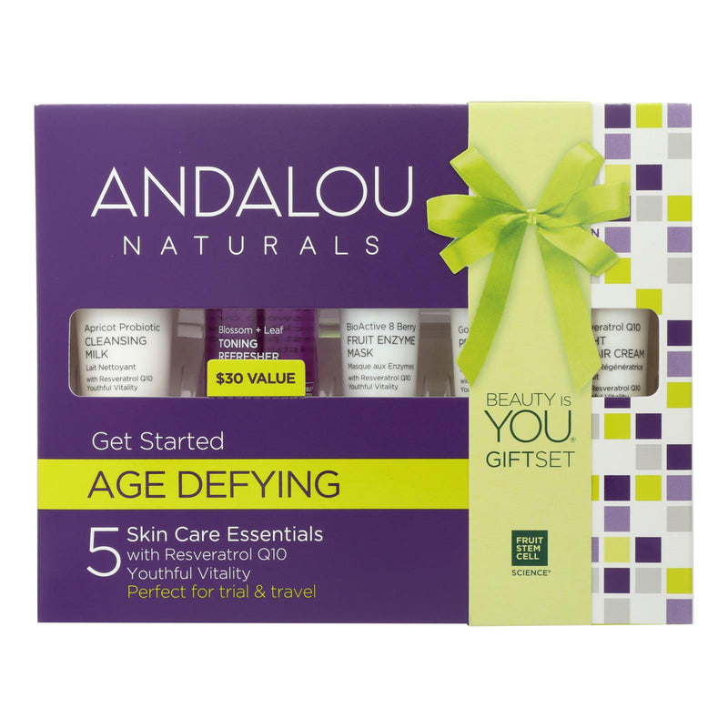 Andalou Naturals Age-Defying Essentials Starter Kit - Cozy Farm 