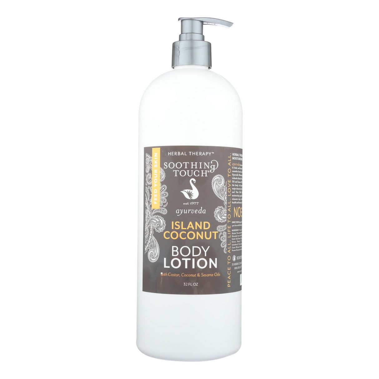 Soothing Touch Island Coconut Hydrating Body Lotion, 32 Fl Oz - Cozy Farm 