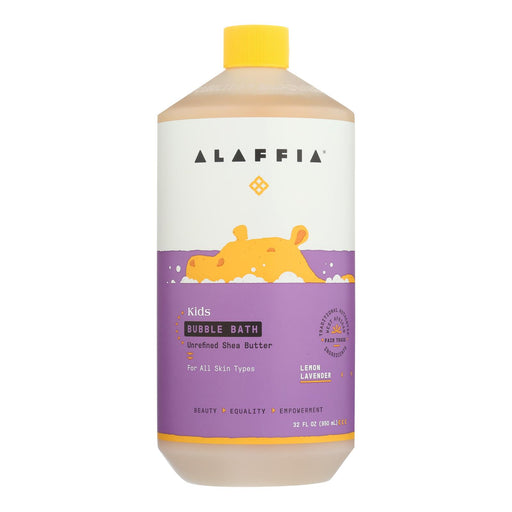 Alaffia Everyday Lemon Lavender Bubble Bath | Nourishing and Relaxing | 32 Fl Oz - Cozy Farm 
