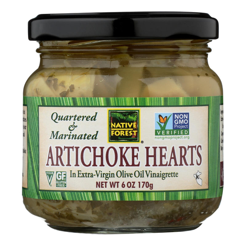 Native Forest Marinated Artichoke Hearts, 6-Ounce Cans (Pack of 6) - Cozy Farm 