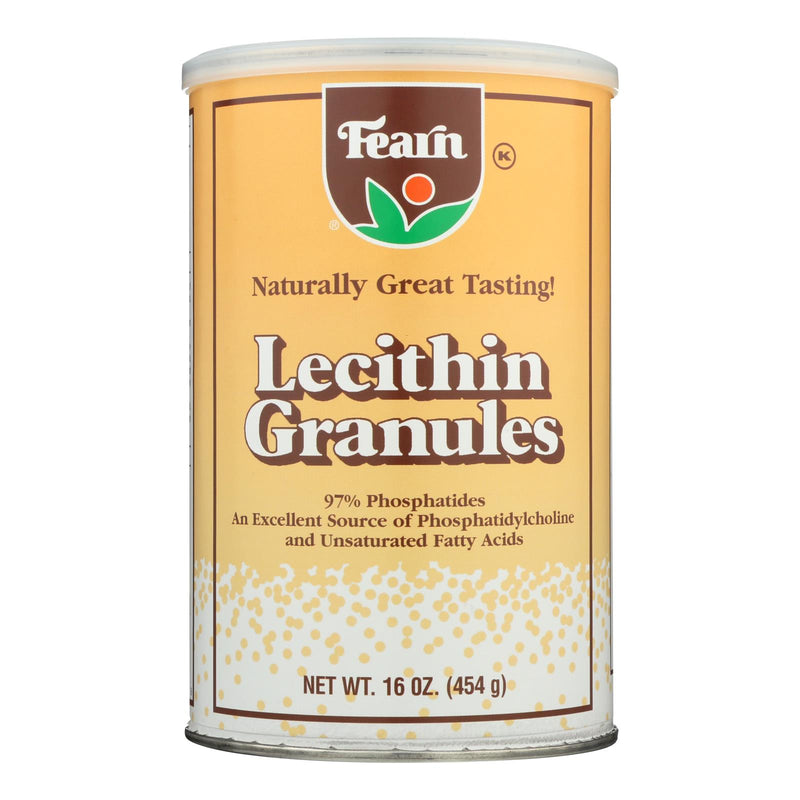 Fearn Lecithin Granules: 16 Ounce Container for Healthy Fats and Brain Function - Cozy Farm 