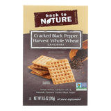 Back To Nature Crackers, Whole Wheat Black Pepper (12-Pack, 8.5 Oz. Each) - Cozy Farm 