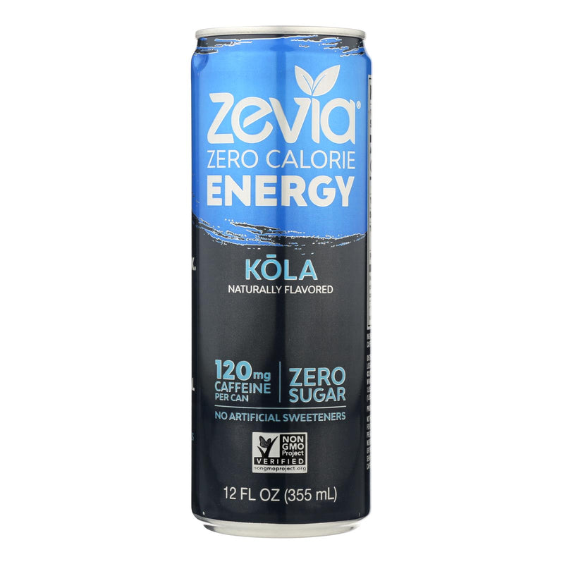 Zevia Zero Calorie Energy Drink - Bold Cola - Case of 12 - 12 Fl Oz - Cozy Farm 