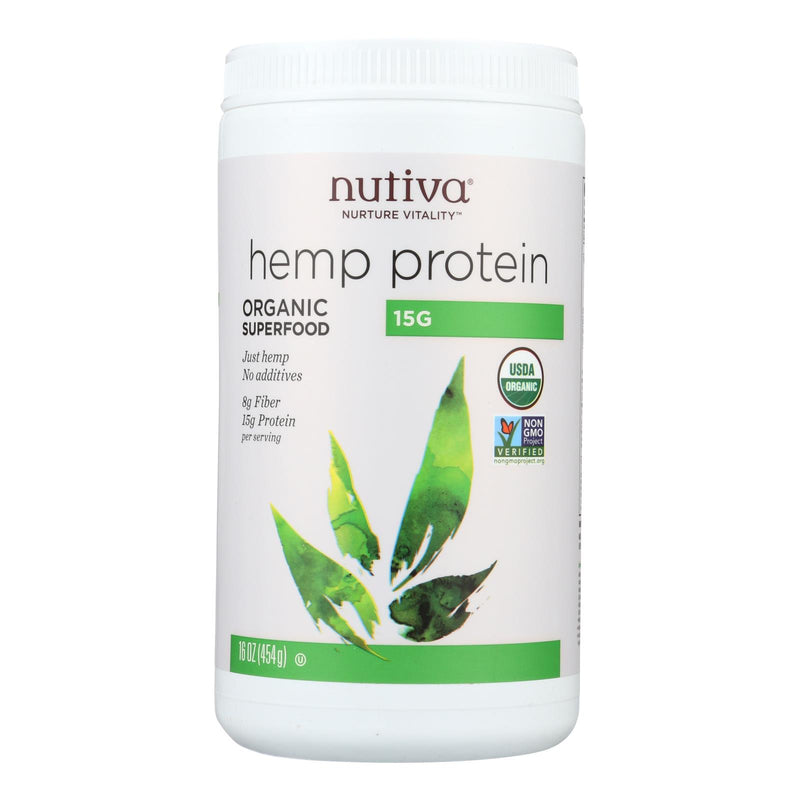 Nutiva Organic Hemp Protein Powder, 16 Oz - Cozy Farm 