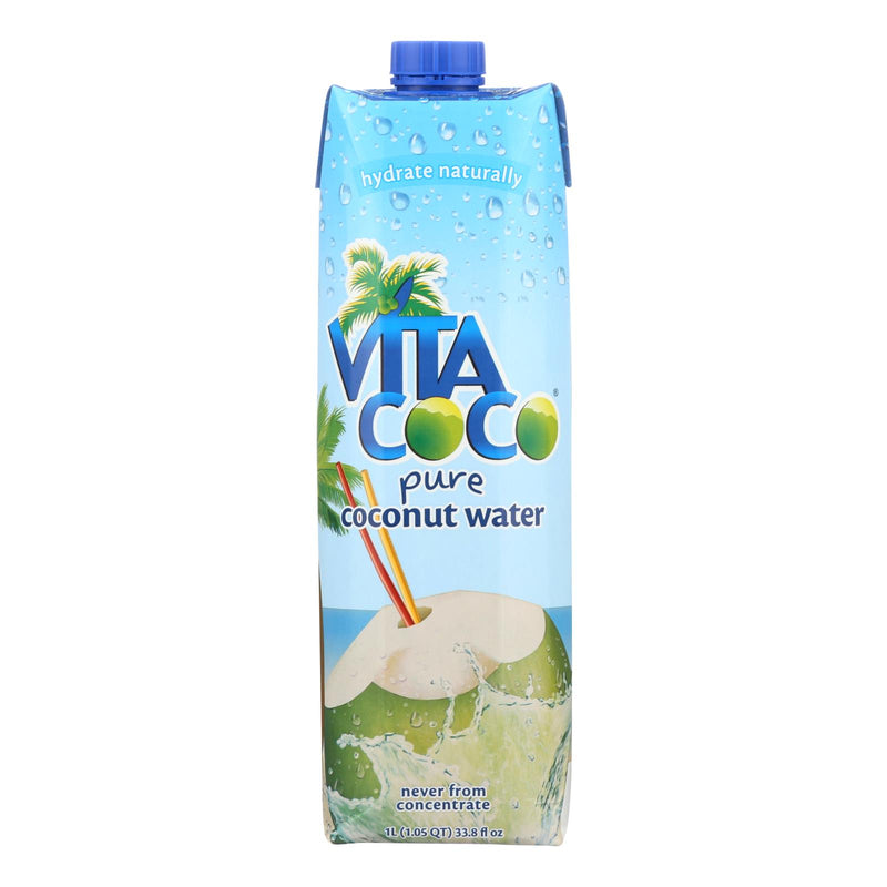 Vita Coco Pure Coconut Water (Pack of 12 - 1 Liter) - Cozy Farm 