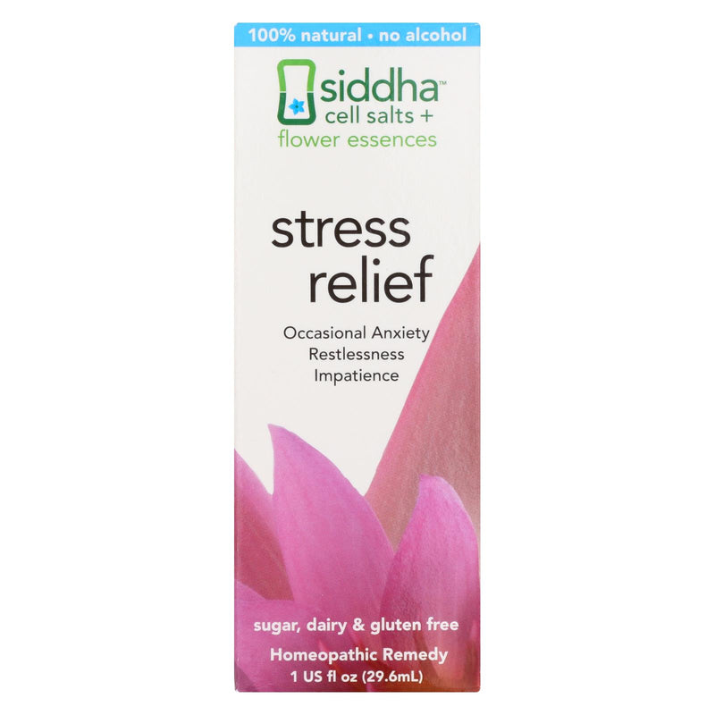 Siddha Flower Essence Stress Relief - 1 Fl. Oz. for Calming and Emotional Balance - Cozy Farm 