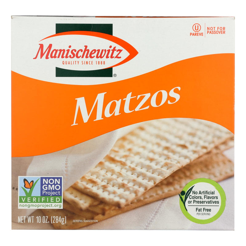 Manischewitz Unsalted Matzo Crackers (Pack of 12) - 10 oz - Cozy Farm 