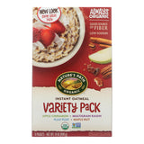 Nature's Path Organic Hot Oatmeal Variety Pack: Apple Cinnamon, Maple Brown Sugar & Raisin Bran (6 - 14 Oz. Canisters) - Cozy Farm 