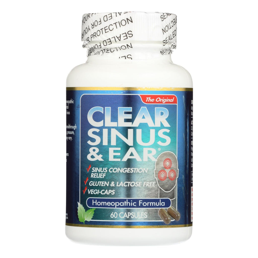 Clear Products Clear Sinus and Ear - 60 Capsules - Cozy Farm 