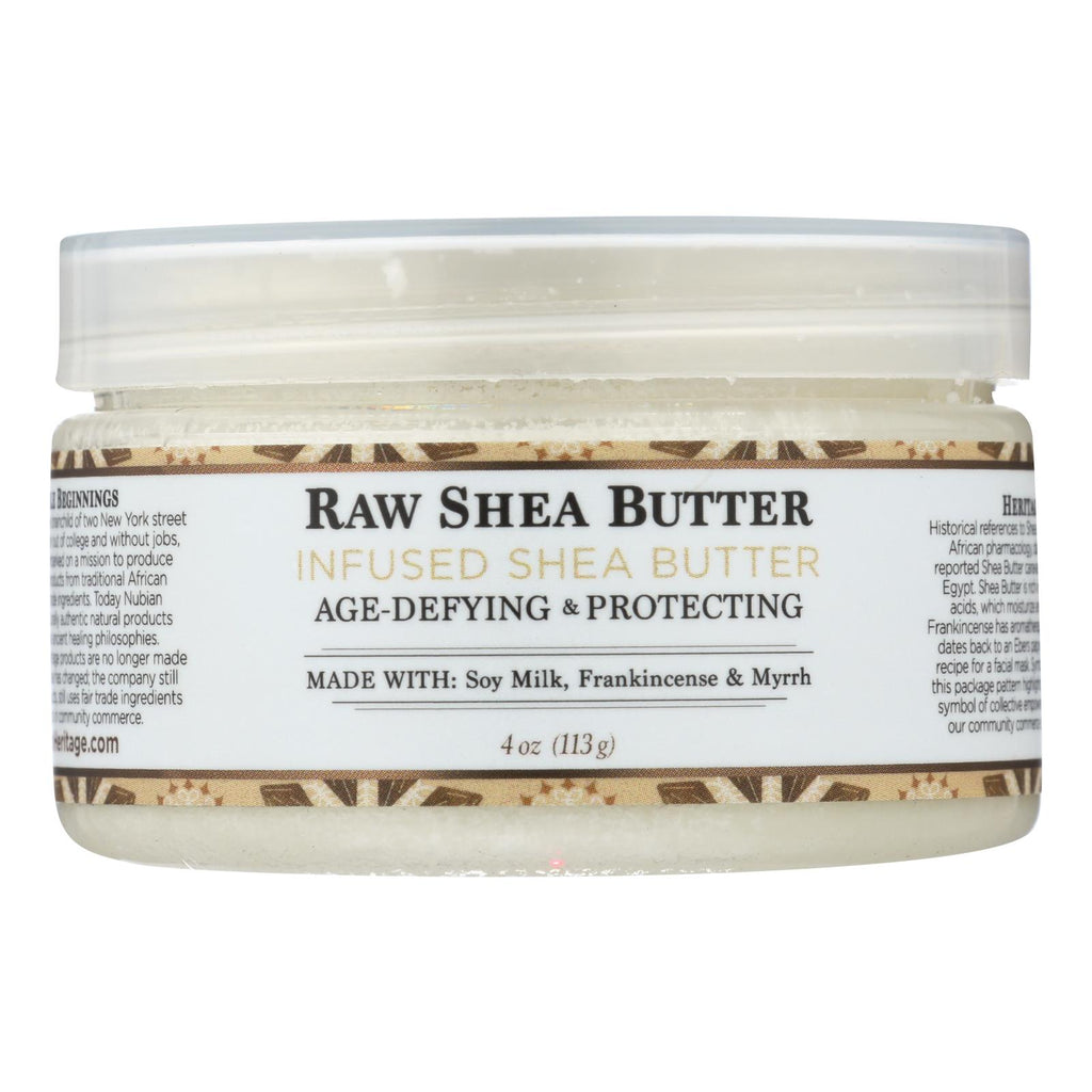 Nubian Heritage Raw Shea Butter (Pack of 1 - 4 Oz.) - Cozy Farm 