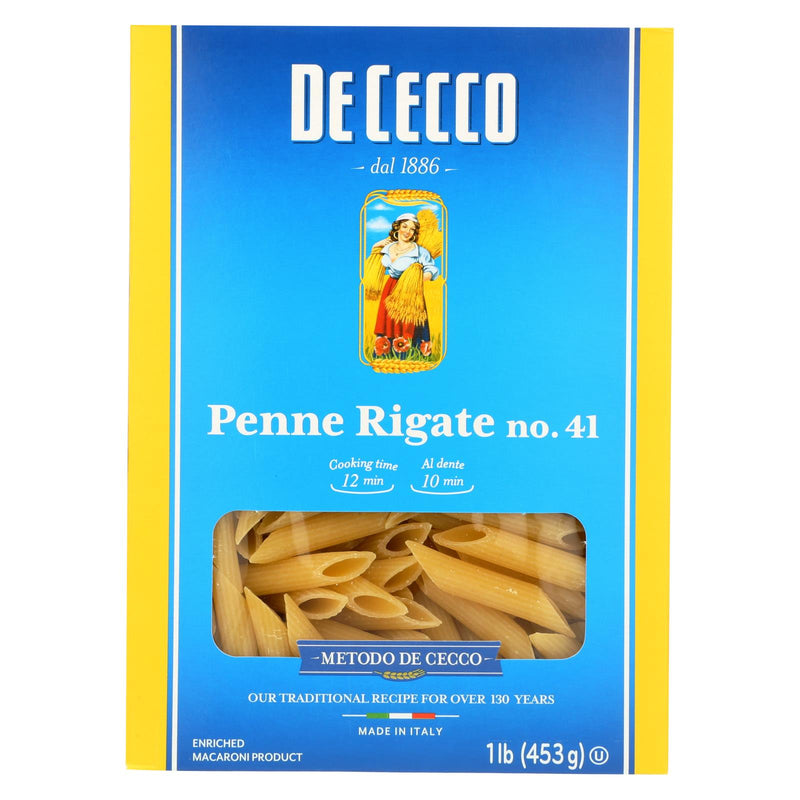 De Cecco Premium Penne Rigate Pasta (Pack of 12 - 16 Oz.) - Cozy Farm 