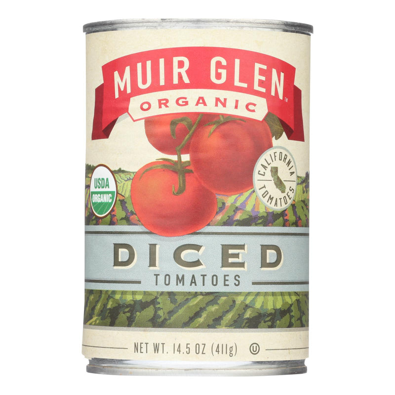 Muir Glen Organic Diced Tomatoes, Perfect for Hearty Sauces (Pack of 12 - 14.5 Oz.) - Cozy Farm 