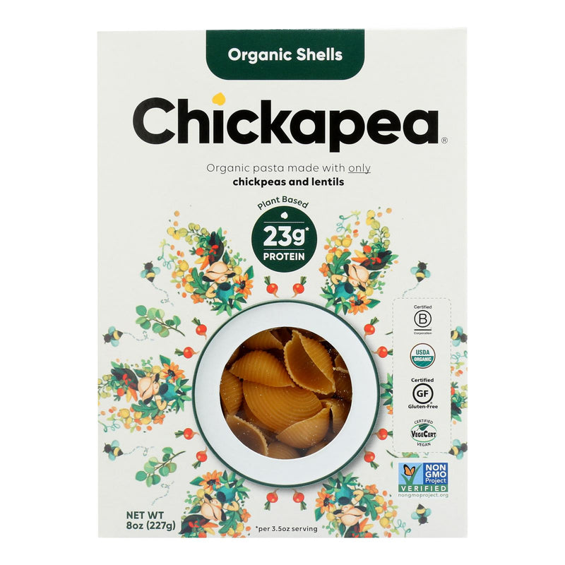 Chickapea Pasta Shells, 6 Pack (8 OZ Each) - Cozy Farm 
