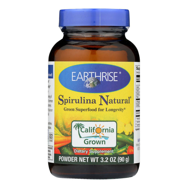 Earthrise Spirulina Natural Powder - 3.2 Oz - Cozy Farm 