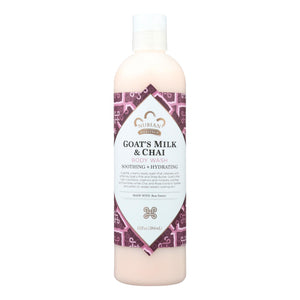 Nubian Heritage Body Wash, Goats Milk & Chai, Moisturizing, 13 Fl Oz. - Cozy Farm 