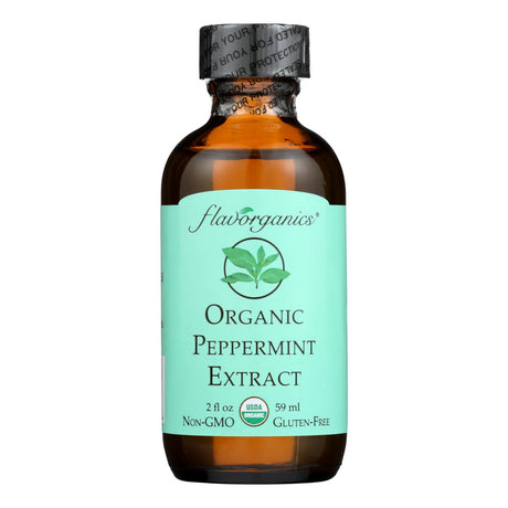 Flavorganics Organic Peppermint Extract, 2 Oz. - Cozy Farm 