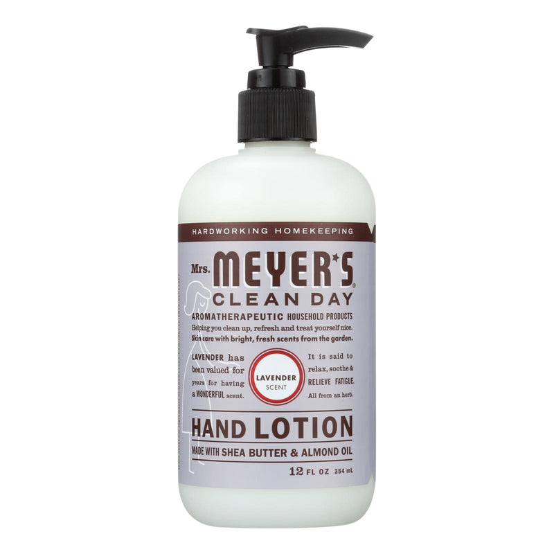 Mrs. Meyer's Clean Day Lavender Hand Lotion, Enriching Blend, (Pack of 6 - 12 fl oz) - Cozy Farm 