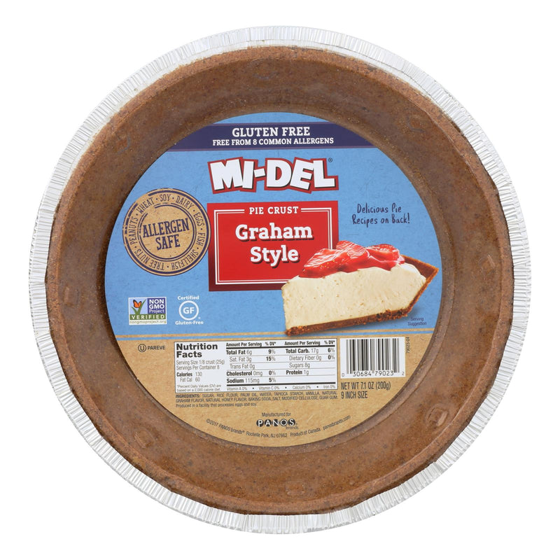 Midel 7.1 Oz. Gluten-Free Graham Style Pie Crusts (12 Pack) - Cozy Farm 