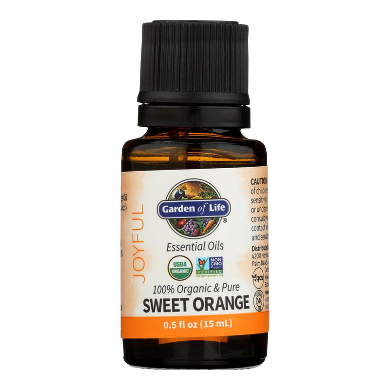 Garden of Life Orange Essential Oil (Pack of 0.5 Fl Oz) - Cozy Farm 