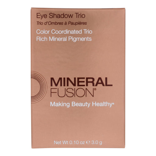 Mineral Fusion Rose Gold Shimmering Eye Shadow Trio, 0.1 Oz. - Cozy Farm 