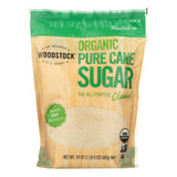 Woodstock Organic Pure Cane Sugar, 12 x 24 Oz Bags - Cozy Farm 