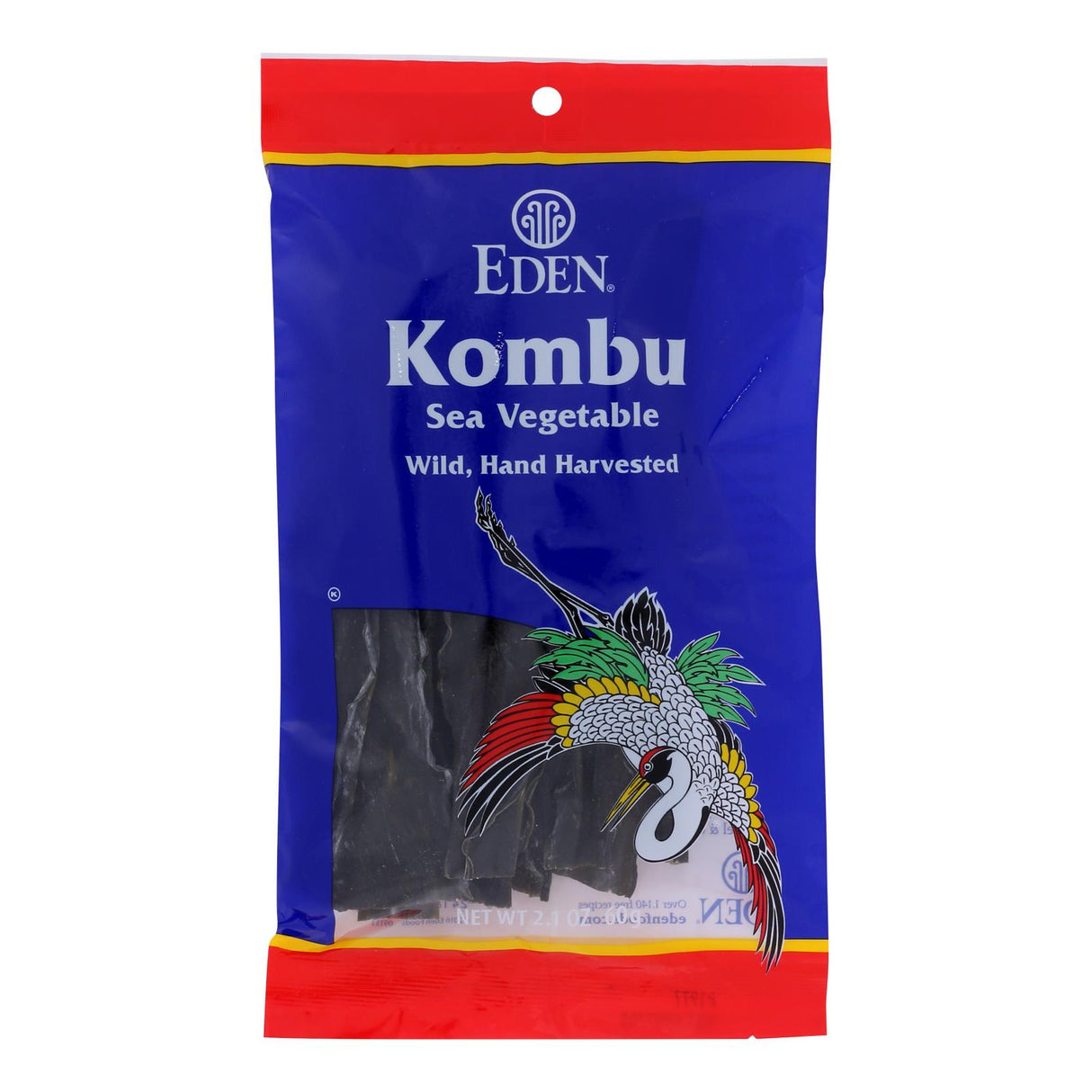 Eden Foods Kombu Sea Vegetable Wild Hand Harvested 2.1 oz (Pack of 6) - Cozy Farm 