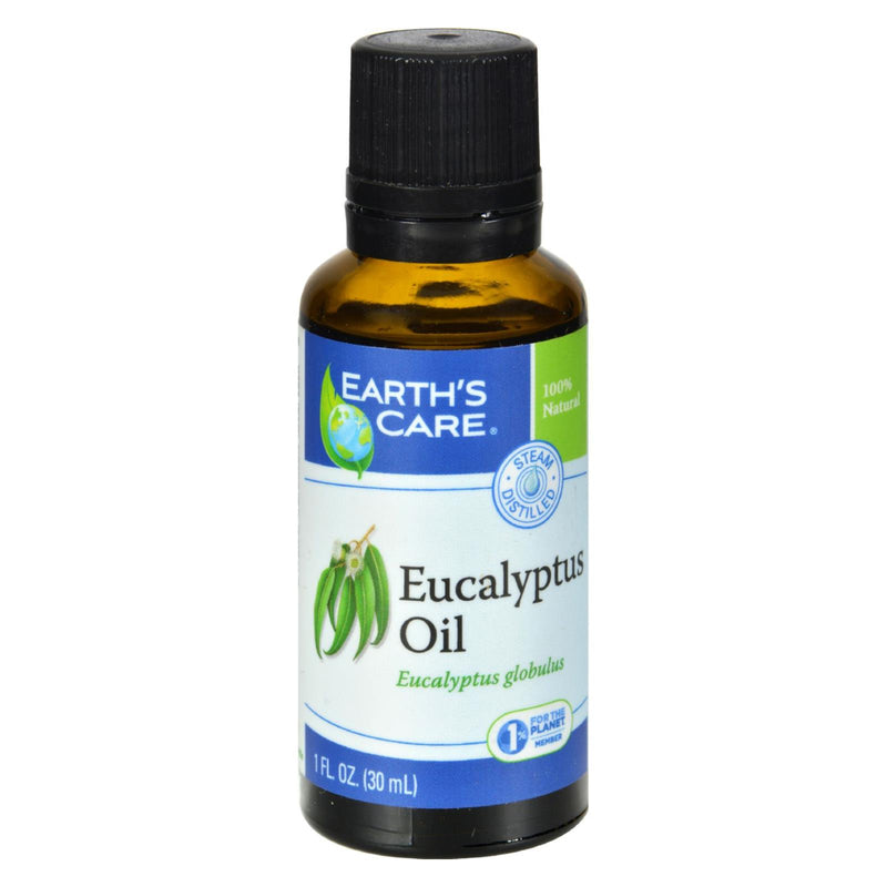 Earth's Care 100% Pure Natural Eucalyptus Essential Oil (1 Fl Oz) - Cozy Farm 