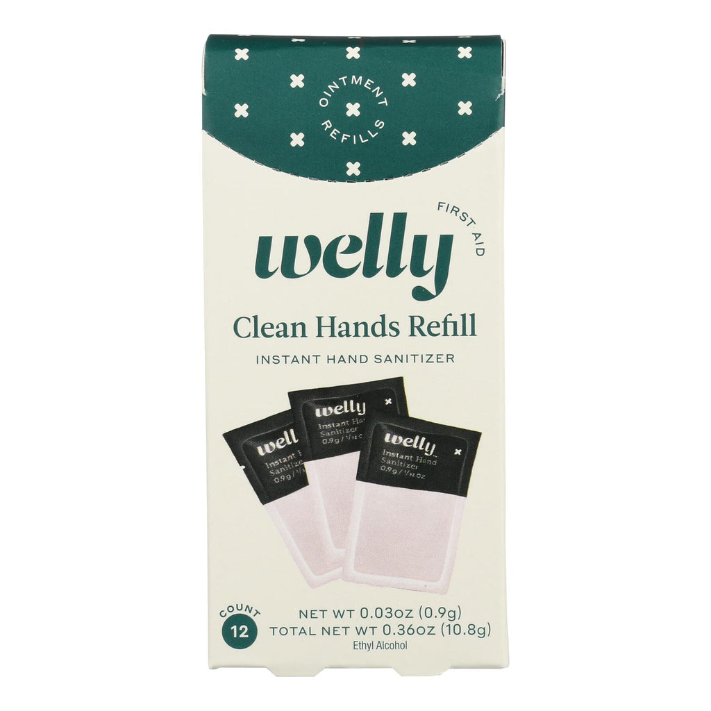 Welly First Aid - 1st Aid Kit Hand Sanitizer Refill (Pack of 6-12 Ct.) - Cozy Farm 