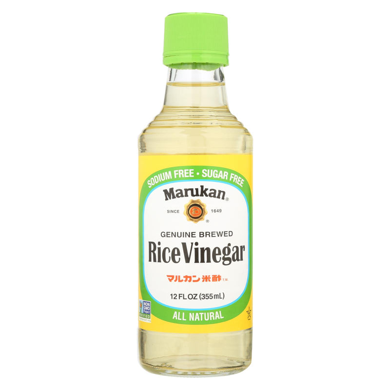 Marukan Premium Rice Vinegar, Genuine Brewed, 12 Fl Oz (Pack of 6) - Cozy Farm 