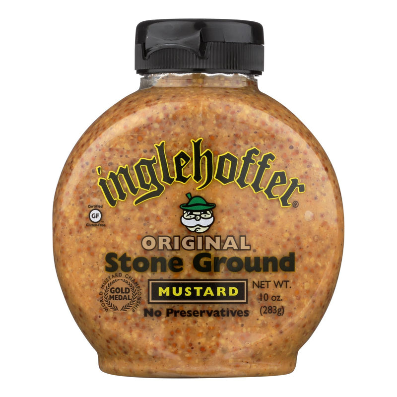 Inglehoffer Original Stone Ground Mustard (6 Pack) - Cozy Farm 