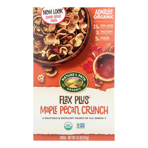 Nature's Path Maple Pecan Crunch Flax Plus - Enriched with Omega-3s (Pack of 12) - 11.5 Oz - Cozy Farm 