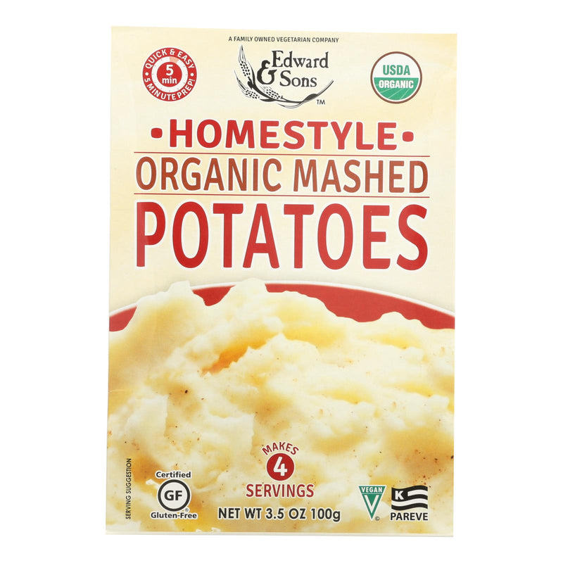 Edward And Sons Organic Homestyle Mashed Potatoes (6 pk., 3.5 oz. each) - Cozy Farm 