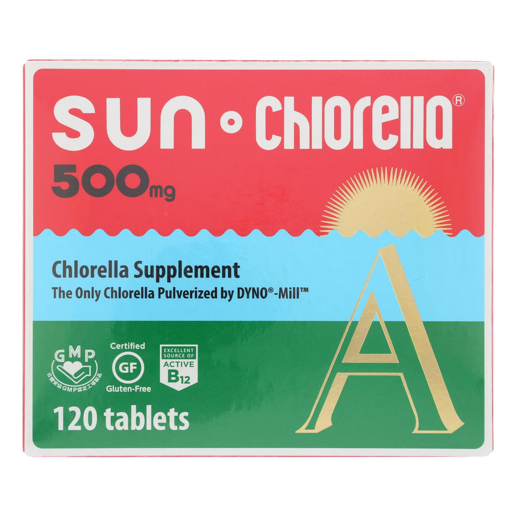 Sun Chlorella A Tablets (Pack of 120) - 500mg - Cozy Farm 