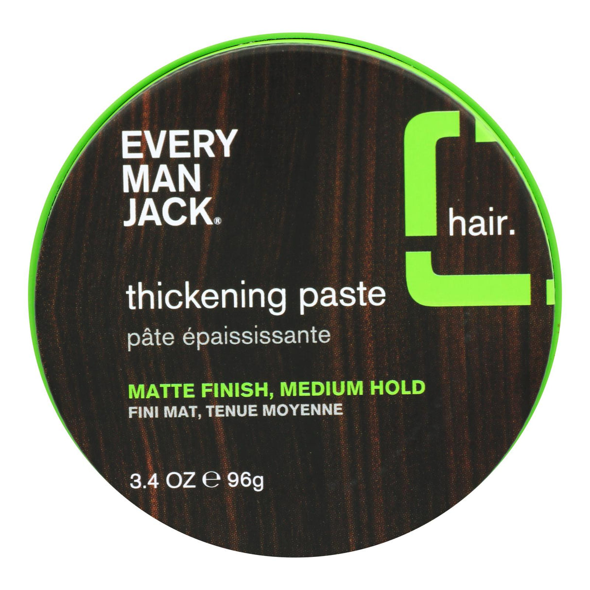Every Man Jack Thickening Paste for Fuller, Textured Hair (3.4 Oz.) - Cozy Farm 