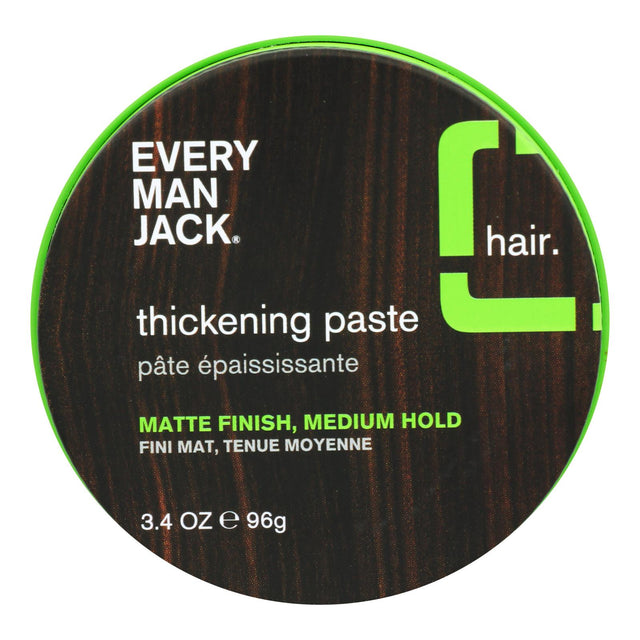 Every Man Jack Thickening Paste for Fuller, Textured Hair (3.4 Oz.) - Cozy Farm 