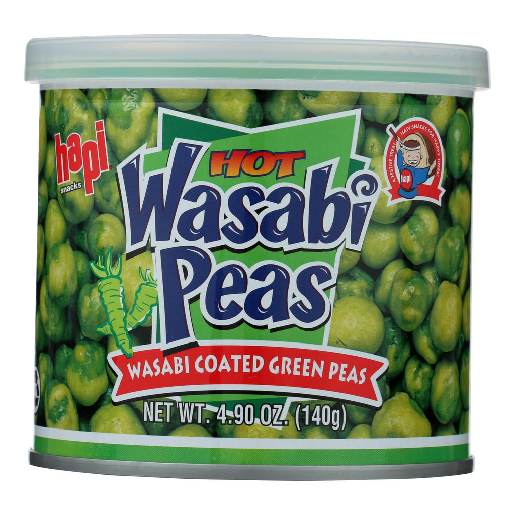 Hapi Green Peas Hot Wasabi (Pack of 24 - 4.9 Oz.) - Cozy Farm 