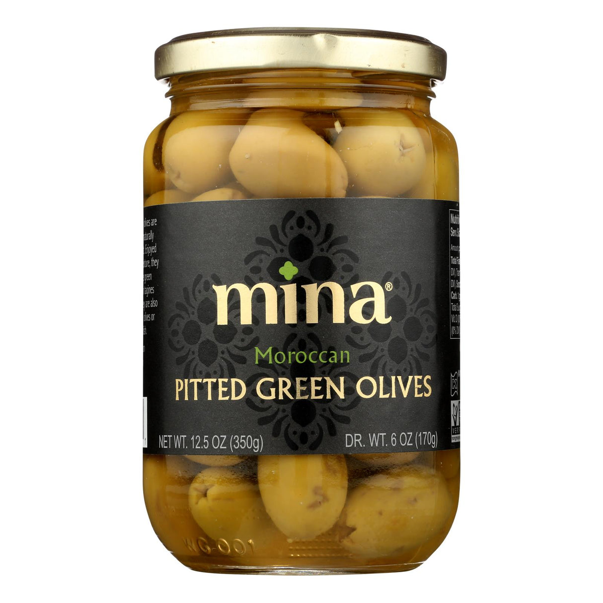 Mina Green 12.5 Oz. Pitted Olives (Pack of 6) - Cozy Farm 