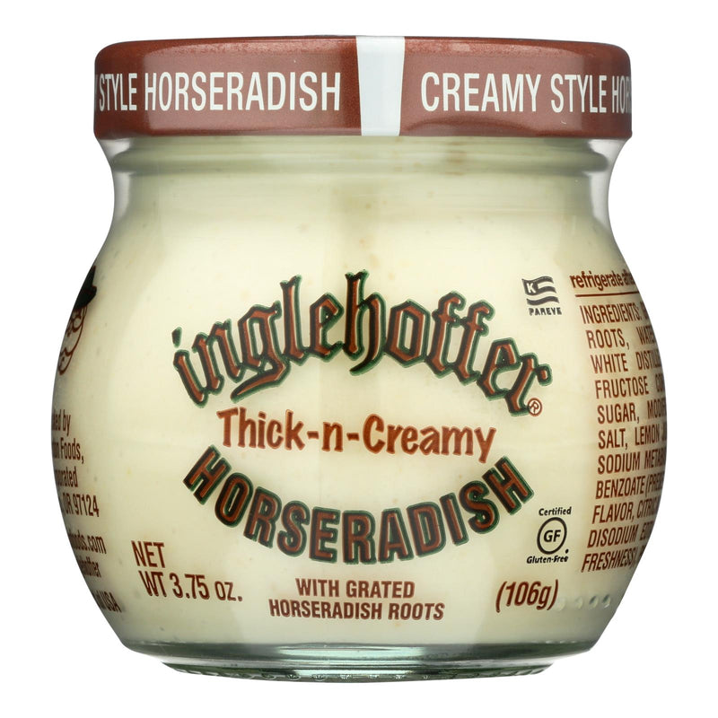 Inglehoffer Smooth and Tangy Cream Style Horseradish, 12 x 3.75 oz. Packs - Cozy Farm 