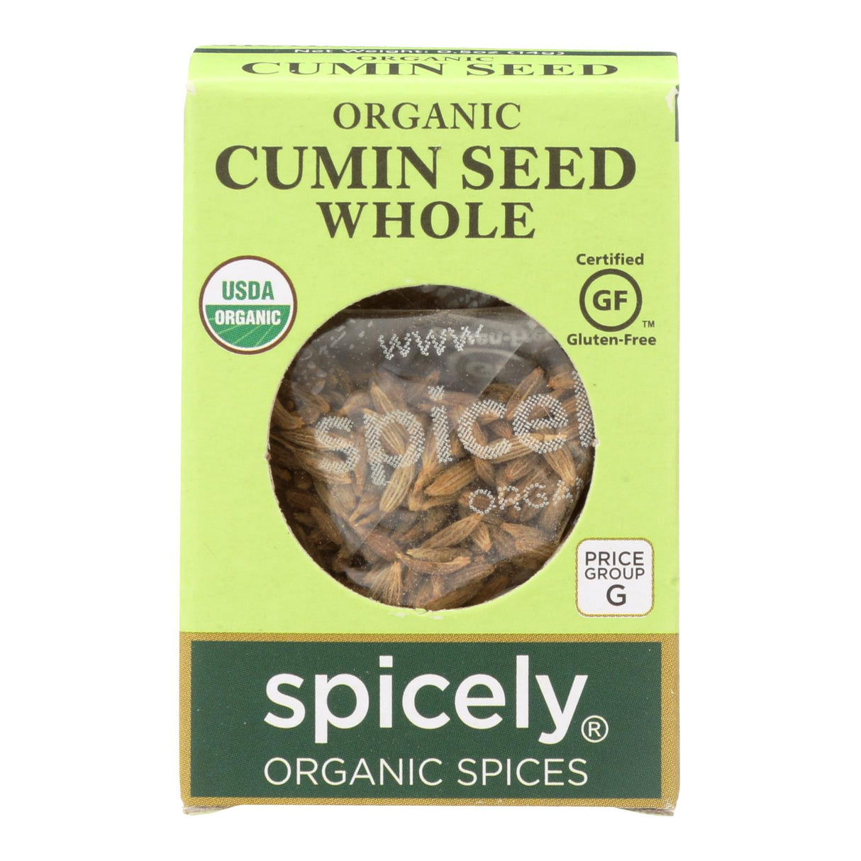 Spicely Organics Organic Whole Cumin Seed (6 x 0.5 Oz.) - Cozy Farm 