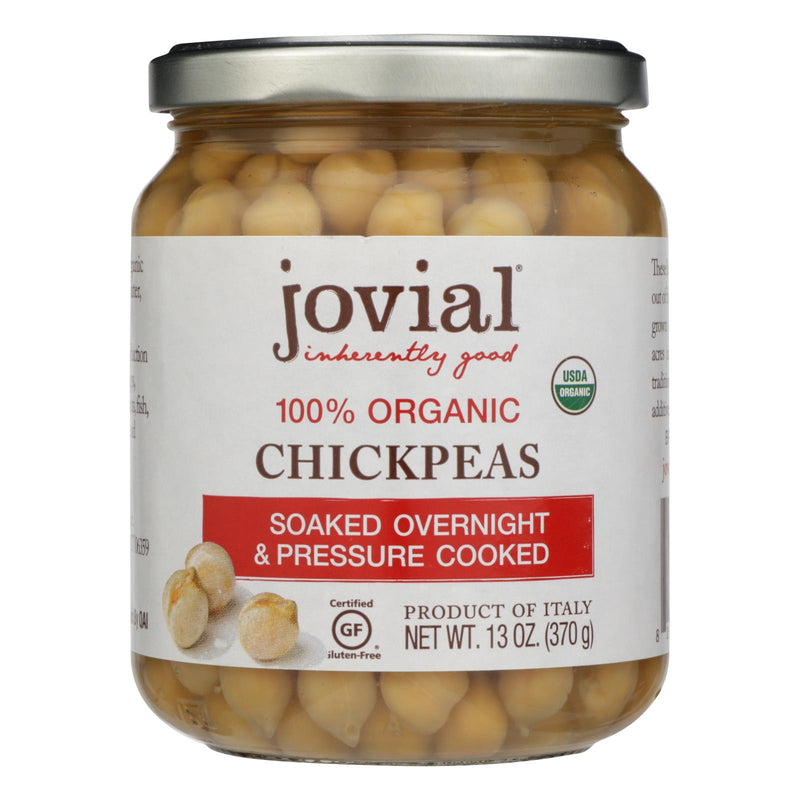 Jovial Organic Chickpeas, 13 Oz. Pack of 6 - Cozy Farm 