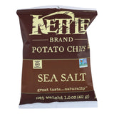 Kettle Brand Sea Salt Potato Chips, 24 Pack, 1.5 Oz Bags - Cozy Farm 