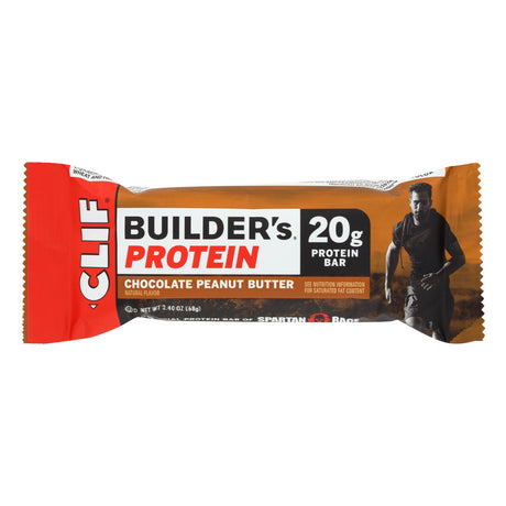 Clif Bar Builder's Protein Bar - Chocolate Peanut Butter, 12 x 2.4oz - Cozy Farm 