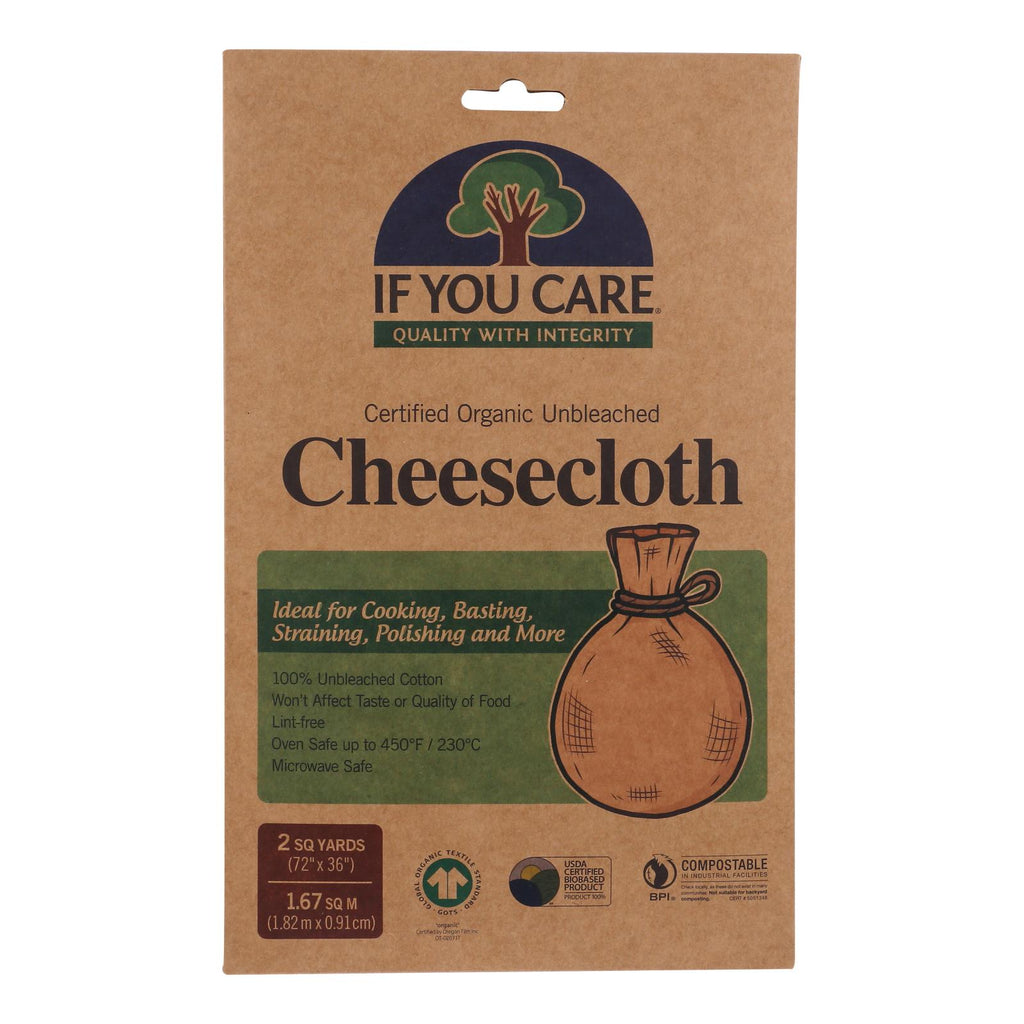 If You Care Unbleached Cheesecloth (Pack of 24 - 2 Yards) - Cozy Farm 