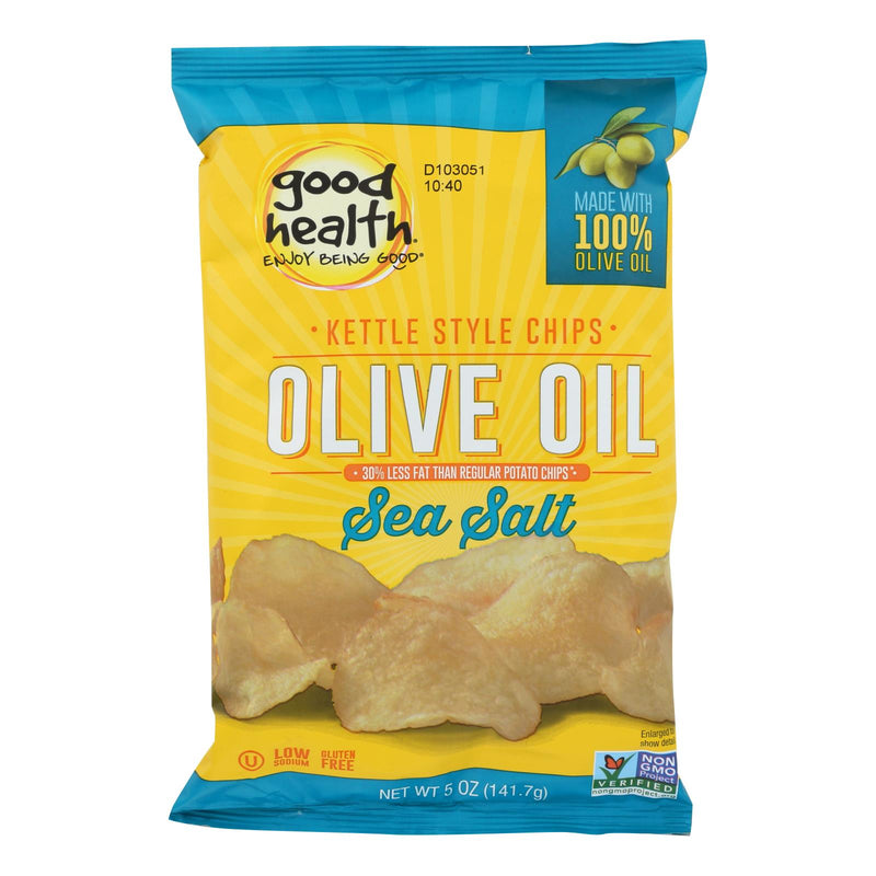Good Health Sea Salt Kettle Chips (Pack of 12) - 5 Oz. Each - Cozy Farm 