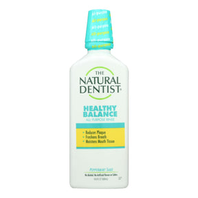 Natural Dentist Healthy Balance All Purpose Rinse Peppermint Sage - 16 Fl Oz - Cozy Farm 