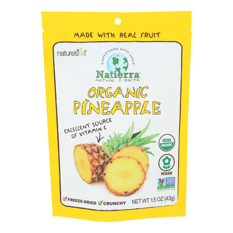 Natierra Freeze-Dried 1.5 Oz. Pineapple Slices (Pack of 12) - Cozy Farm 