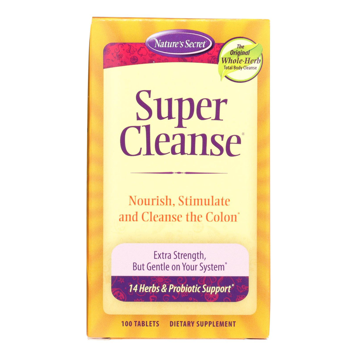 Nature's Secret Super Cleanse: 100-Tablet Pack - Cozy Farm 