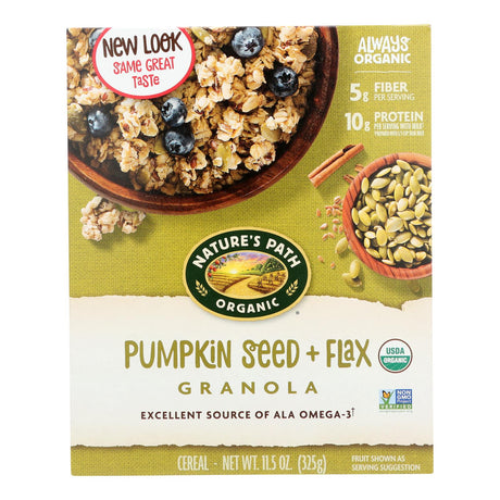 Nature's Path Organic Pumpkin Flax Plus Granola - 11.5 Oz. (Pack of 12) - Cozy Farm 