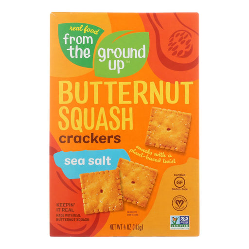 From The Ground Up - Cracker Sea Salt Butternut Squash (Pack of 6 - 4 Oz.) - Cozy Farm 