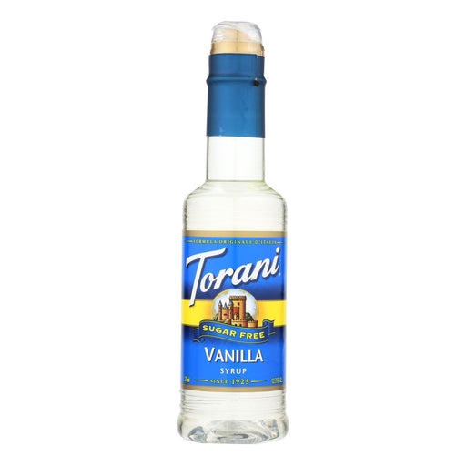 Torani Sugar Free Vanilla Syrup (Pack of 4 - 12.7 Fl Oz) - Cozy Farm 